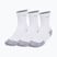 Socken Under Armour Velociti Run Cushion 3er-Pack white/white/reflective