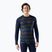 Langärmliges, thermoaktives Herren-Shirt Smartwool Merino 250 Baselayer Crew Boxed deep navy geo peaks