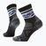 Damensocken Smartwool Hike Light Cushion Zig Zag Valley Mid Crew black