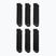 Socken  Jordan Everyday Cushioned Crew 6 pairs black/white
