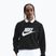 Herren-Sweatshirt Nike Sportswear Club Graphic Fleece Crew Black/White