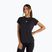 Frauen New Balance Saisonale Jacquard schwarzes T-shirt