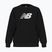 Damen New Balance Sport Fleece Logo Crew Sweatshirt schwarz