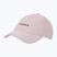 Damen New Balance 6 Panel Linear Logo Kappe Rosenzucker