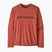 Herren Patagonia Cap Cool Daily Graphic Shirt '73 Text Logo / Töpfer rot x-dye Longsleeve