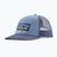 Patagonia P-6 Logo LoPro Trucker Seepocken blau Baseballmütze