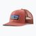Patagonia P-6 Logo Trucker Kappe Töpfe rot