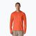 Herren Sweatshirt Patagonia Capilene Cool Sun Hoody coal orange/light coal orange x-dye