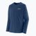 Longsleeve Herren Patagonia Cap Cool Merino Blend Graphic heritage header/clement blue