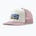 Basecap Patagonia P-6 Logo Trucker white w/quiet violet