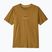 Herren T-Shirt Patagonia '95 Oval Logo bobcat brown/sunshine