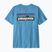 Herren T-Shirt Patagonia P-6 Shore blue logo