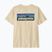 Herren T-Shirt Patagonia P-6 Logo undyed natural