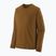 Herren-Trekkingshirt mit langen Ärmeln Patagonia Cap Cool Merino Blend LS wolf brown