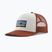 Basecap Patagonia P-6 Logo Trucker Hat white w/rusty red