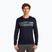 Herren Icebreaker Merino 200 Oasis Crewe Elevation Line midnight navy thermal longsleeve
