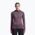Damen-Trekkingsweatshirt Icebreaker Merino 200 Realfleece Descender Half Zip Hoodie grey plum