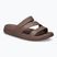Crocs Getaway Riemchen-Flipflops in Trüffel-Optik