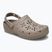 Crocs Classic Floral Cutout Clog Flip-Flops taupe