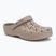 Crocs Classic Floral Cutout Clog Flip-Flops taupe
