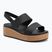 Crocs Brooklyn Cork Low Wedge Damen Sandalen schwarz/schwarz