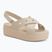 Damen-Sandalen Crocs Broklyn 4U Cross Strap frappe
