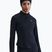 Damen-Lauf-Langarmshirt Nike Tempo Swoosh Run Dri-Fit 1/4-Zip black/white