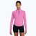 Damen Nike Tempo Dri-Fit 1 / 4 Zip laufen Sweatshirt verspielt rosa