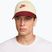 Basecap Nike Club Unstructured Futura Wash light khaki/team crimson/team crimson