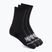 Socken HOKA Quarter Run Sock 3-Pack black/black/black