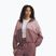 Jacke Damen Under Armour Rival Woven Hoody maroon mist tourmaline pink/maroon mist
