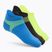 Herren Socken Under Armour Dry Run Lite No Show 3 Paar blue atlantis/schwarz/reflektierend