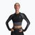 Trainings Longsleeve Damen Under Armour HeatGear Rib 1/4 Zip black/castlerock/white