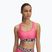 Under Armour HG Authentics Mid Branded Trainings-BH super pink/weiß
