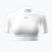 Damen Trainingsshirt Under Armour HeatGear Crop Mock white/halo gray
