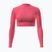 Damen Trainings-Longsleeve Under Armour HeatGear Cropped Mockneck bittersweet pink/posh pink