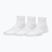 Damensocken Under Armour Vanish 3 Pack white/white/halo gray