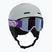 Kinder-Skihelm Salomon Player Combo + Skibrille XV Jr ice flow/ice flow mid blue