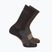 Socken Salomon Evasion Crew 2 pairs dark earth/walnut