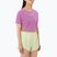 Damen-Laufshirt Salomon Sense Aero SS Tee GFX iris orchid/acid lime