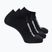 Socken Salomon Everyday Lite Low 3 pairs black/black/black