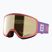 Kinder-Skibrille Salomon Rio S2 sun kissed coral/flash gold