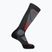 Skisocken Salomon S/Pro Anthracite/Medium Grey/Fiery Red