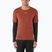 Herren-Laufshirt Salomon Sense Aero GFX Tee SS burnt umber/coffee bean