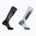 Skisocken Salomon S/Access 2-Pack anthracite/sweet lavender