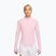 Damen-Lauf-Langarmshirt Nike Tempo Swoosh Run Dri-Fit 1/4-Zip pink foam/white