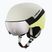 Kinder-Skihelm HEAD Yuki Visor Jr lime swirl/silver/red