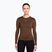 Damen-Trainingslangarmshirt Nike One Fitted cacao wow/white