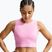 Damen-T-Shirt Nike Pro pink rise/white