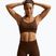 Damen-Shorts Nike Pro Seamless High-Waisted Biker 5" cacao wow